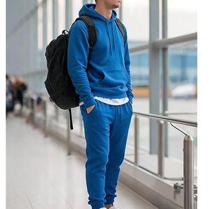 Men Training Tracksuit <b>Set</b> Full Zip Hoodie with Sweatpants Casual Gym Fitness Sportswear Daily Outfit - Product Image 3