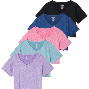 เสื้อยืดครอปผู้หญิงสไตล์ลำลอง ยุโรปกำลังนิยม ทรงโอเวอร์ไซส์ หลวม สตรีทแวร์ ผ้าฝ้าย ผู้ผลิต OEM - Product Image 5