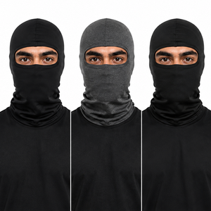 Cagoule intégrale en peluche 100 % polyester personnalisable unisexe pour le ski, le cyclisme, la plage et les sports de plein air – Vente en gros - Product Image 2