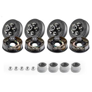 Conjunto de Frenos Eléctricos para Remolque, 10 x 2 1/4 Pulgadas, 2 Pares, Kit de Frenos Eléctricos Autoajustables, 3500 Libras, para Ejes Traseros de Remolques - Product Image 1