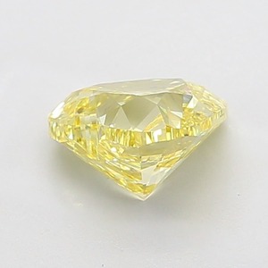 Diamant en forme de cœur de 3,00 carats, jaune intense fantaisie, pureté VVS2, taille excellente, diamant certifié pour bijoux de luxe - Product Image 3