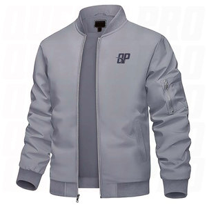 Blousons Bomber Zippés Personnalisés OEM en Gros – Col Montant, Style Décontracté Streetwear, Blouson Aviateur Entièrement Zippé, Marquage d'Entreprise - Product Image 1
