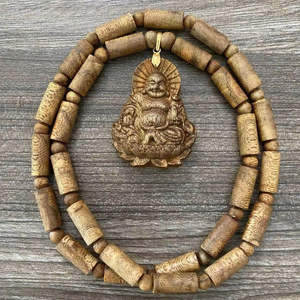 สร้อยข้อมือลูกปัดไม้กฤษณาเวียดนามสไตล์วินเทจ คุณภาพสูง ลูกปัดธรรมชาติสำหรับสวดมนต์ ราคาถูก - Product Image 1