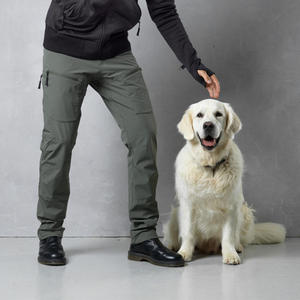 OEM Unisex Dog Walker Shell Pants DWR Water Repellent Multi-Pocket Outdoor Hiking Trousers Wholesale PFAS-Free Custom Logo - Product Image 5