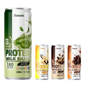 Batido de Proteína de Suero Certificado HALAL BRC ISO HACCP, Sabor Chocolate/Banana/Café, Lata de 330 ml (Enlatado), Deportivo para Adultos, OEM/ODM - Product Image 4