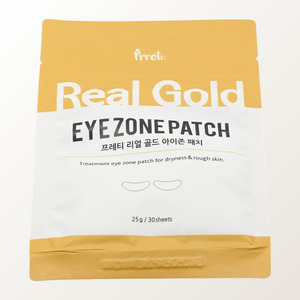 under <b>eye</b> <b>mask</b> Prreti Korean Real Gold <b>Eye</b> Zone Patch 30 Sheets Made in Korea 25g pad <b>Collagen</b> / Peptide / Niacinamide - Product Image 4