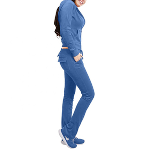 Conjunto Deportivo Informal para Mujer, Corte Ajustado, 100% Algodón, Sudadera con Capucha y Pantalones Deportivos, Tallas Grandes, Diseño de Invierno, OEM - Product Image 3