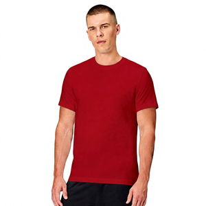 Men's Solid Breathable Quick Dry Sporty Jersey 180 Grams T-<b>Shirt</b> Gym Running Teamwear 100% Polyester Blank Short Sleeve Regular - Product Image 4