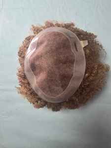 Prótesis Capilar de Cabello Humano Remy Indio con Rizos Kinky para Hombre, Base Mono - TAZ HAIR BANGLADESH - Product Image 5