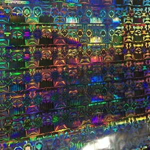 Metalized Holographic Film Roll with 3D Laser Effect Scratch Resistant Decorative Film for <b>Labels</b> Stickers & Flexible <b>Packaging</b> - Product Image 2