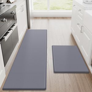 2 Tappeti da Cucina Antifatica, Tappetini Ammortizzati Antiscivolo per Scrivania, Tappetino Impermeabile per Pavimento della Cucina - Product Image 1