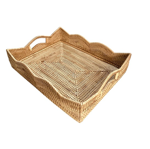 Plateaux de rangement et de service en rotin attrayants en gros – Le meilleur article de vaisselle pour la décoration intérieure moderne - Product Image 2