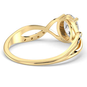 Bagues de promesse de mariage REYES personnalisées en argent sterling 925 avec moissanite ovale de 0,62 carat pour femmes, bijoux magnifiques certifiés GRA - Product Image 4