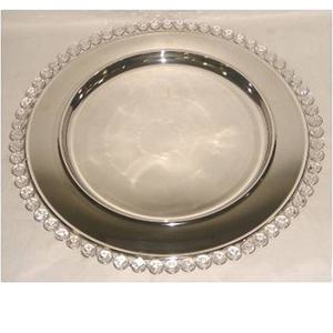 จานโลหะและแผ่นเสียงที่มีคุณภาพพรีเมี่ยมโดยโลกโลหะอินเดียขายร้อนแผ่นโลหะขนาดใหญ่เซิร์ฟเวอร์เครื่องชาร์จจาน - Product Image 1