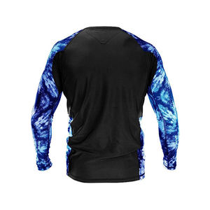 Tie Dye Long Sleeve Rash Guard <b>Shirt</b> Unisex Full Sleeve Quick Dry Polyester Sportswear Adult Compression Top - Product Image 2