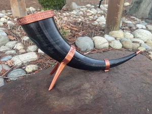 Produit artisanal écologique en corne de buffle de qualité supérieure à 100 %, idéal pour boire comme un Viking - Product Image 5