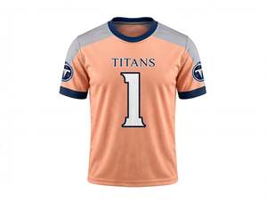 Maillot de football personnalisé pour homme – T-shirt de sport haute performance à manches courtes – Tenue d'équipe respirante et légère pour l'entraînement et les matchs - Product Image 1