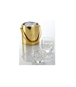 Seau à glace en métal de luxe pour refroidir les bouteilles de champagne et de vin, idéal pour les hôtels, restaurants, bars, fêtes et événements. - Product Image 4