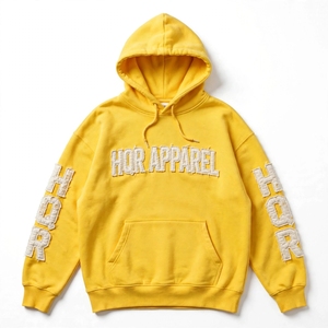 Sudadera con Capucha Oversize Rosa HQR APPAREL para Logotipo, Unisex, Informal, de Forro Polar Transpirable, 100% Algodón, con Bolsillo, para Invierno - Product Image 2