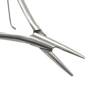 Pince à extensions capillaires de qualité supérieure et outil pour extensions à micro-anneaux, pince plate, logo personnalisé à prix raisonnable - Product Image 5