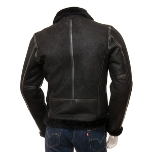 Chaqueta Bomber de Invierno para Hombre, de Cuero Genuino, Estilo Urbano, Impermeable y Resistente al Viento, con Opción de Logotipo Frontal, a la Moda - Product Image 2