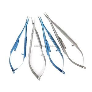 Professional 12cm Castroviejo Micro <b>Curved</b> <b>Scissors</b> Stainless Steel Ophthalmic Instruments Wholesale Manufacturer - Product Image 6