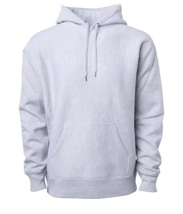 Sweat à capuche en molleton 100 % coton de haute qualité, personnalisé, grandes tailles, vêtement d'hiver, anti-rétrécissement, motif uni, effet délavé, vente en gros - Product Image 5