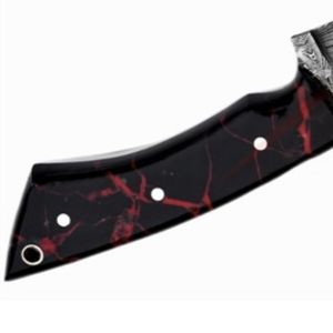 <b>Hand</b> Finished Damascus Steel Hunting Knives Forged Fixed Blade Outdoor Camping Bushcraft Hunting Cutting <b>Tools</b> With Traditional - Product Image 5