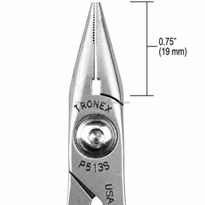 Pince à bec court professionnelle pour la fabrication de bijoux, à dents crantées, en acier inoxydable, pour le polissage de bijoux, bricolage, fourniture d'usine OEM - Product Image 6