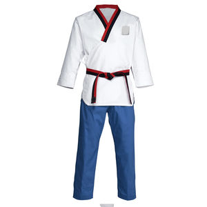 Uniforme de Taekwondo de Peso Medio para Adultos, de Algodón y Poliéster de Alta Calidad, del Mejor Proveedor, para Entrenamiento, Servicio OEM - Product Image 1
