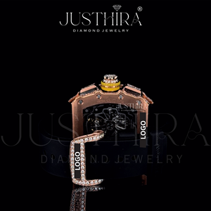 นาฬิกาเพชรคุณภาพสูงสำหรับผู้ชาย นาฬิกาควอตซ์ทันสมัยสำหรับงานปาร์ตี้และโอกาสทางการ ราคาดีที่สุด - Product Image 5