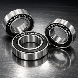 Rodamientos de Bolas de Ranura Profunda CNC Shop Floor PVT LTD 10x30x9mm de Acero Cromado 2RS Sellados Métricos de Una Hilera Precisión P0 - Product Image 4
