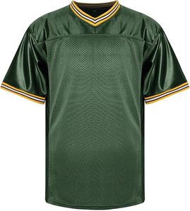 Maillots de football rétro vintage pour hommes, uniformes de sport par sublimation, personnalisables avec logo, col en V - Product Image 1