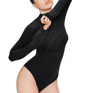 Traje de Cuerpo Entero para Mujer, Elegante, Casual, para Uso Diario, Suave, Elástico, Ecológico, Transpirable, de Spandex/Nailon, Ajuste Ceñido, Comodidad Premium - Product Image 5