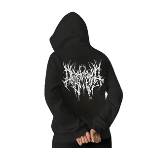 Sudadera con capucha doble personalizada para mujer, con cremallera, de poliéster y algodón, informal, con máscara facial integrada y ajuste holgado - Product Image 2