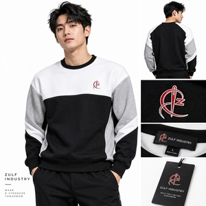 เสื้อสเวตเชิ้ตผู้ชายผ้าโพลีเอสเตอร์/คอตตอน พิมพ์ลายรักษ์โลก โลโก้สั่งทำได้ แห้งเร็ว ระบายอากาศดี สวมใส่สบาย แขนยาว - Product Image 5