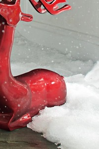 Juego de Figuras de Renos Rojos de Lujo, Escultura de Ciervo Navideña, Decoración Moderna para el Hogar, Adorno Navideño para Mesa - Product Image 4