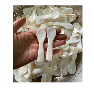 Handcrafted Vietnam Seashell <b>Spoon</b> Natural Shell <b>Serving</b> Utensil Decorative Tableware for Hospitality Industry - Product Image 1