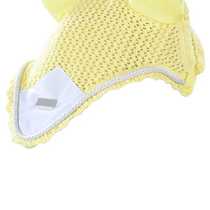 Wholesale Elegant Lightweight Breathable <b>Fly</b> Veil Washable for Equestrian Brands Ear Bonnet Crochet Horse Ear Bonnet - Product Image 6