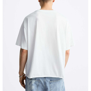 Custom Heavy <b>Weight</b> T-shirt DTG Print Tee Shirt 100% Cotton Plus Size Men's T-shirt 305 GSM Oversized <b>Blank</b> T Shirts - Product Image 3