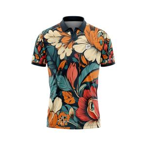 Camisas de golf personalizadas con sublimación completa para hombre, Polo de golf impreso de talla grande, estilo informal para verano - Product Image 3