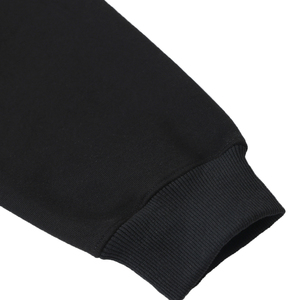 Suéter de Invierno para Hombre, Negro, Tejido, 100% Algodón, Manga Larga, Color Sólido, con Cuentas, Estilo Casual para Vacaciones - Product Image 2
