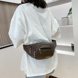 Riñonera de Lona Vintage para Hombre y Mujer, Impermeable, Ligera, con Cierre, para Correr, Estilo Bandolera, BAGNEX B4900 - Product Image 2