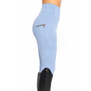 Pantalon d'équitation pour femme tendance, taille haute, extensible, léger, en spandex, pour l'entraînement équestre, la pratique quotidienne en extérieur - Product Image 4