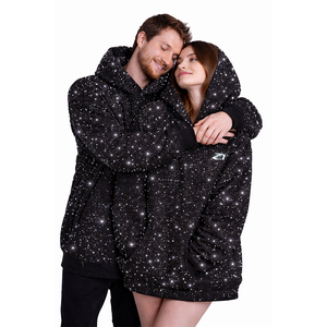 Sweat-shirts tendance entièrement ornés de strass, pull scintillant en cristal, sweat-shirt pour deux personnes, sweat-shirt surdimensionné, logo personnalisé OEM, sweat-shirts pour couple - Product Image 4