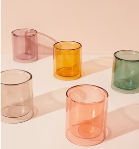 Porte-bougie en verre transparent, élégant accent de table pour dîners, mariages, restaurants, intérieurs de maison et célébrations - Product Image 3