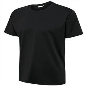 T-shirt Homme Uni Bordeaux à Manches Courtes Col Rond Coupe Classique Séchage Rapide Respirant Écologique 200 Grammes Impression Longue Personnalisable - Product Image 3