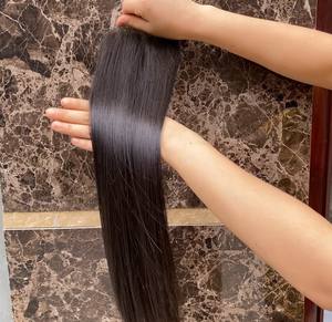 Extensiones de pelo brasileño virgen con cierre de encaje suizo, 5x5 HD mechones de pelo, venta al por mayor - Product Image 4