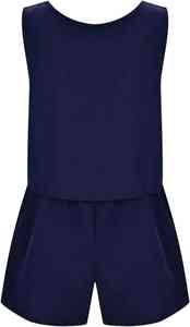 Conjunto de Verano para Mujer, Estilo Urbano, Corte Holgado, Cintura Alta, Sin Mangas, en Felpa Francesa de Algodón Pesado - Product Image 6