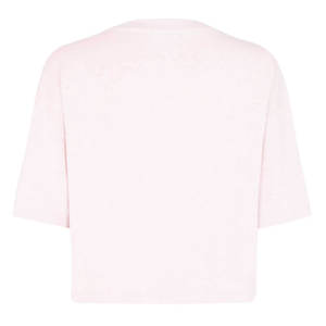 Top corto moderno para mujer, tela transpirable, corte moderno, ideal para entrenamientos o días informales, con un look fresco y elegante. - Product Image 4